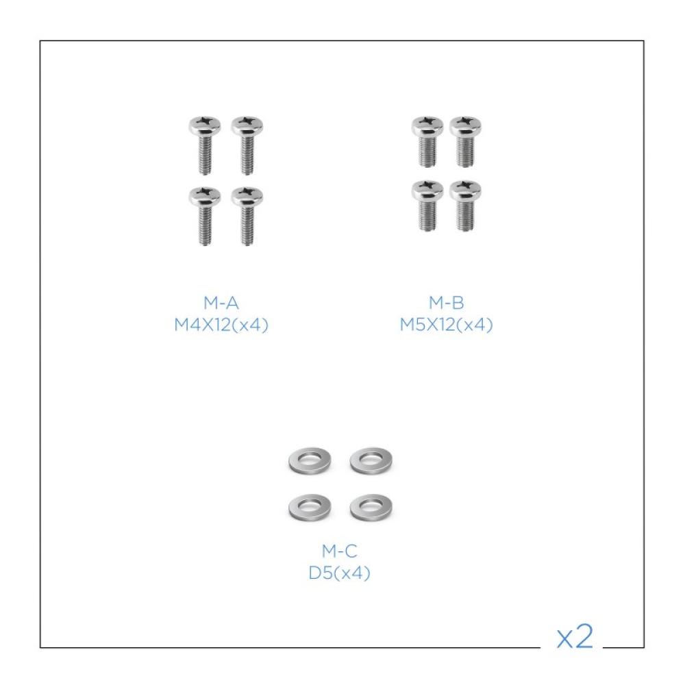 TooQ - Soporte de Mesa para 2 Pantallas 17"-32" y Portátil, Negro