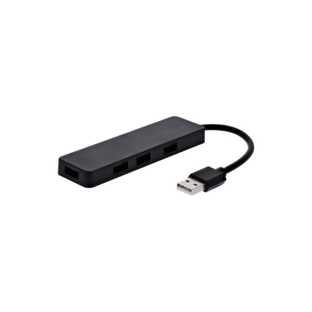T''nB - HUBUSBFIRST base para portátil y replicador de puertos Alámbrico USB 2.0 Negro