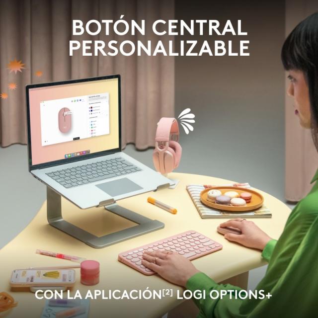 Logitech - 910-007013 ratón Viajes Ambidextro RF Wireless + Bluetooth Óptico 4000 DPI