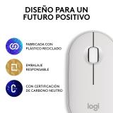 Logitech - 910-007013 ratón Viajes Ambidextro RF Wireless + Bluetooth Óptico 4000 DPI