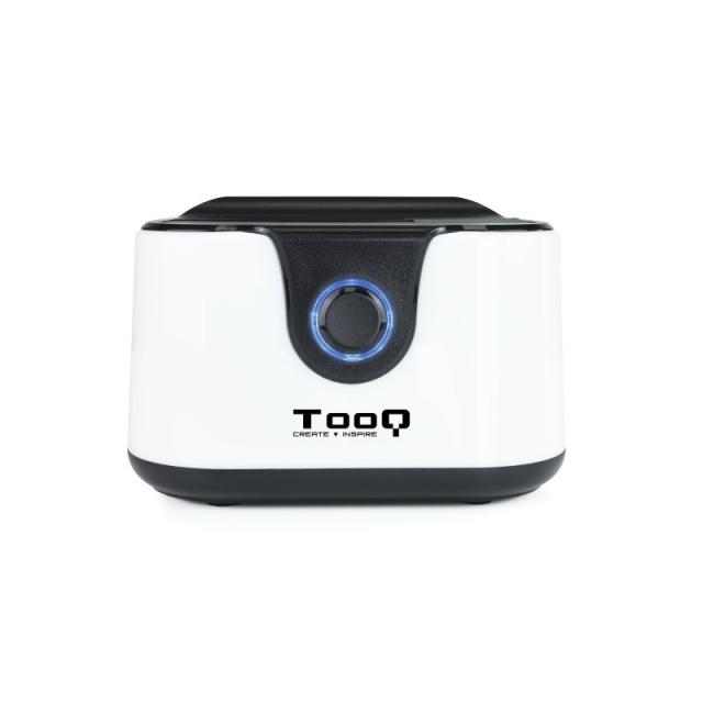 TooQ - DOCK STATION SATA 2.5/3.5 A USB 3.0 CLONE OTB NEGRO-BLANCO