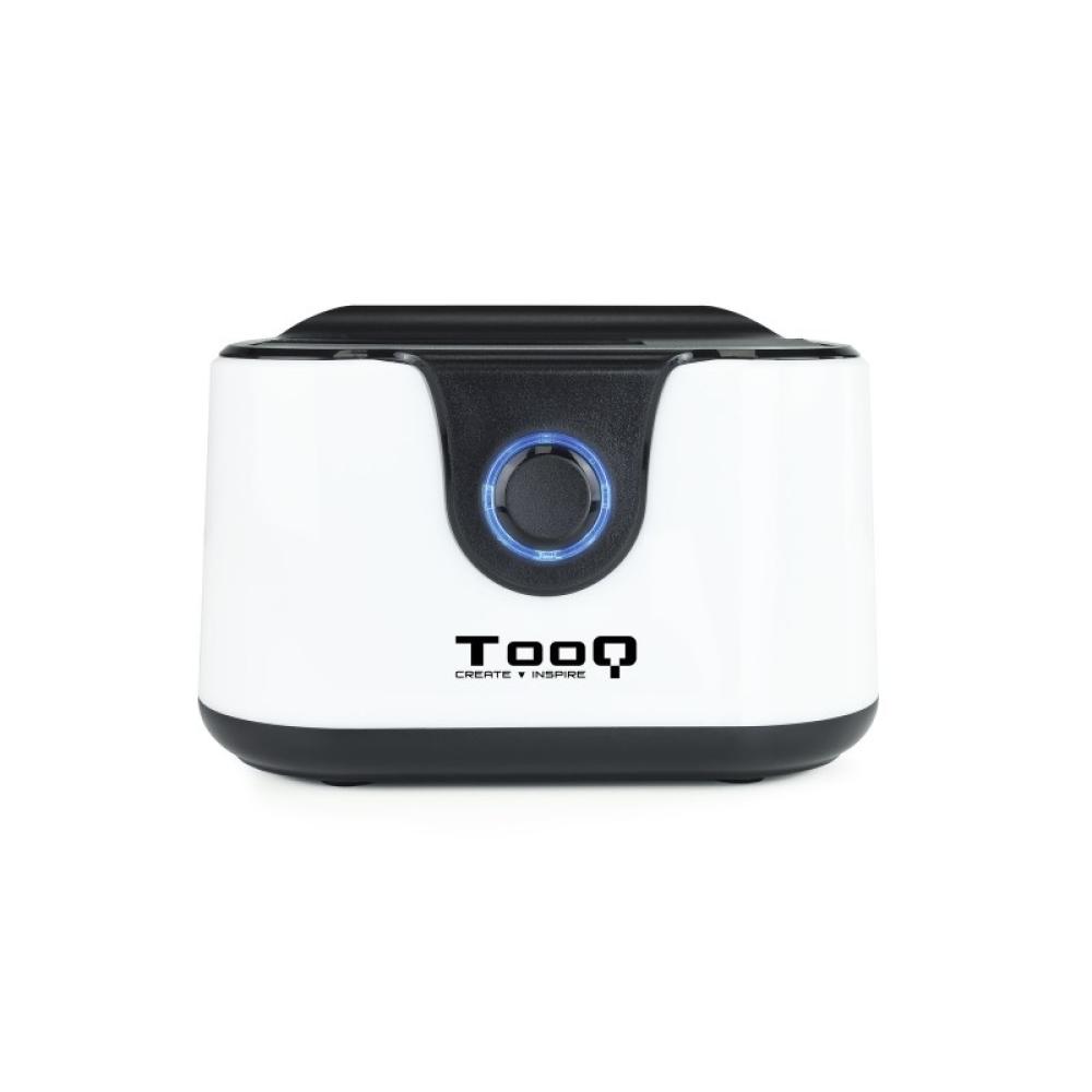 TooQ - DOCK STATION SATA 2.5/3.5 A USB 3.0 CLONE OTB NEGRO-BLANCO
