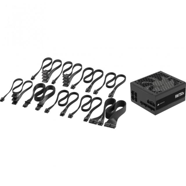Corsair - RMx Series RM750x unidad de fuente de alimentación 750 W 24-pin ATX ATX Negro
