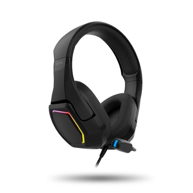 Krom - Kopa 7.1 Auriculares Alámbrico Diadema Juego Negro