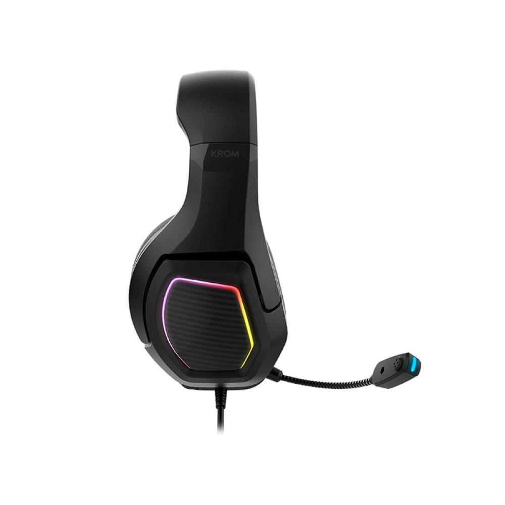 Krom - Kopa 7.1 Auriculares Alámbrico Diadema Juego Negro