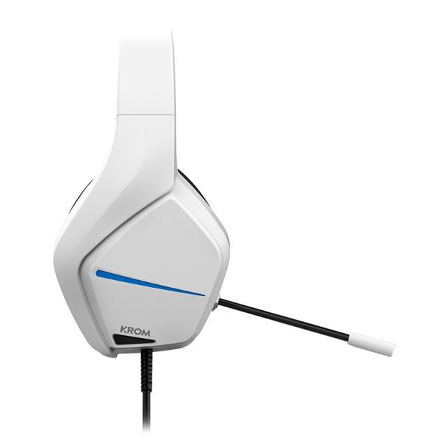 Krom - Kopa Move Auriculares Alámbrico Diadema Juego Blanco