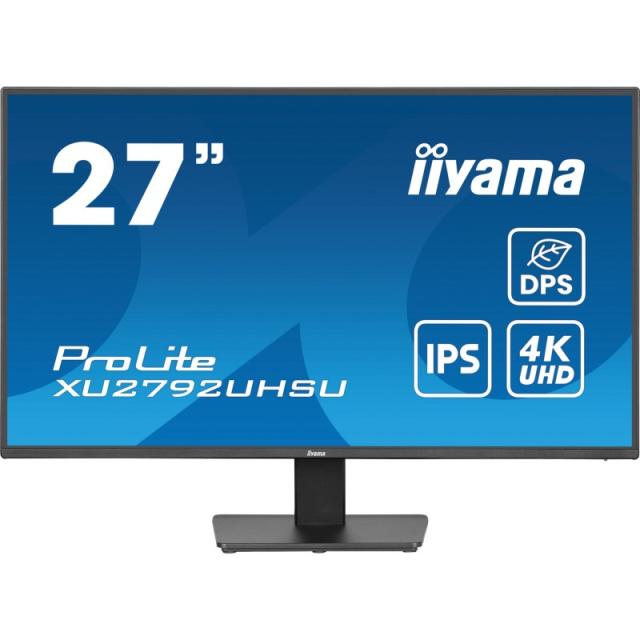 iiyama - ProLite XU2792UHSU-B6 pantalla para PC 68,6 cm (27") 3840 x 2160 Pixeles 4K Ultra HD LED Negro