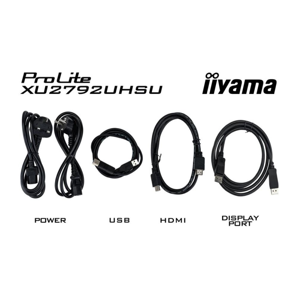 iiyama - ProLite XU2792UHSU-B6 pantalla para PC 68,6 cm (27") 3840 x 2160 Pixeles 4K Ultra HD LED Negro