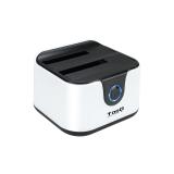 TooQ - DOCK STATION SATA 2.5/3.5 A USB 3.0 CLONE OTB NEGRO-BLANCO