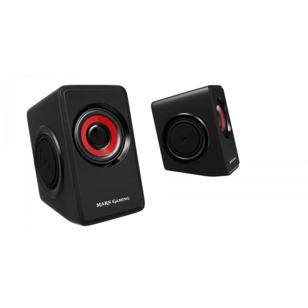 Mars Gaming - MS1, altavoces 10W, subwoofer, Jack 3.5mm, Pc/Mac/smartphone/tablet