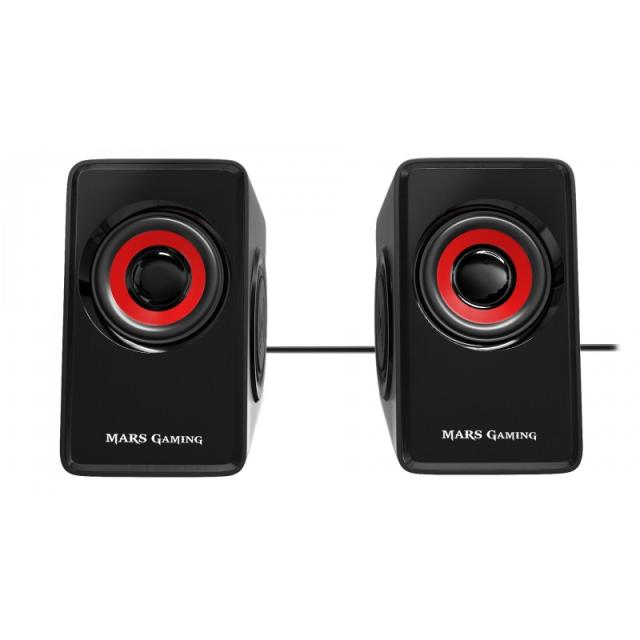 Mars Gaming - MS1, altavoces 10W, subwoofer, Jack 3.5mm, Pc/Mac/smartphone/tablet