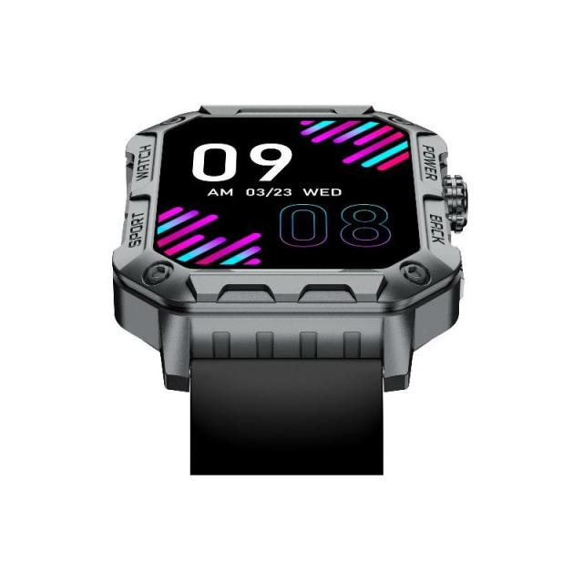 Nilox - NXSWTRAILWATCH Relojes inteligentes y deportivos 4,85 cm (1.91") Digital 320 x 385 Pixeles Pantalla táctil Acero inoxida