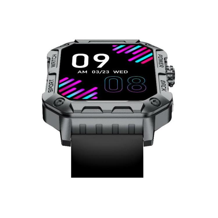 Nilox - NXSWTRAILWATCH Relojes inteligentes y deportivos 4,85 cm (1.91") Digital 320 x 385 Pixeles Pantalla táctil Acero inoxida