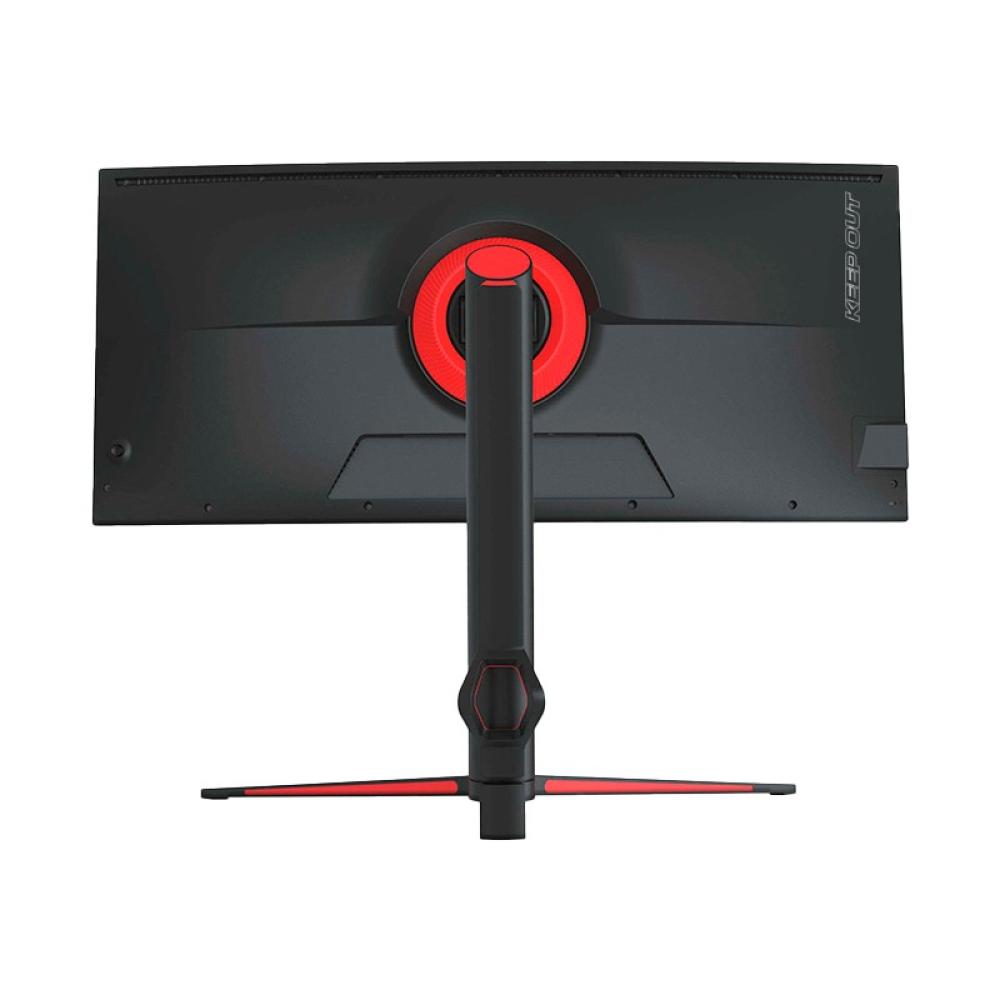 KeepOut - XGM34UW LED display 86,4 cm (34") 3440 x 1440 Pixeles UltraWide Quad HD Negro, Rojo