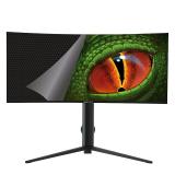 KeepOut - XGM34UW LED display 86,4 cm (34") 3440 x 1440 Pixeles UltraWide Quad HD Negro, Rojo