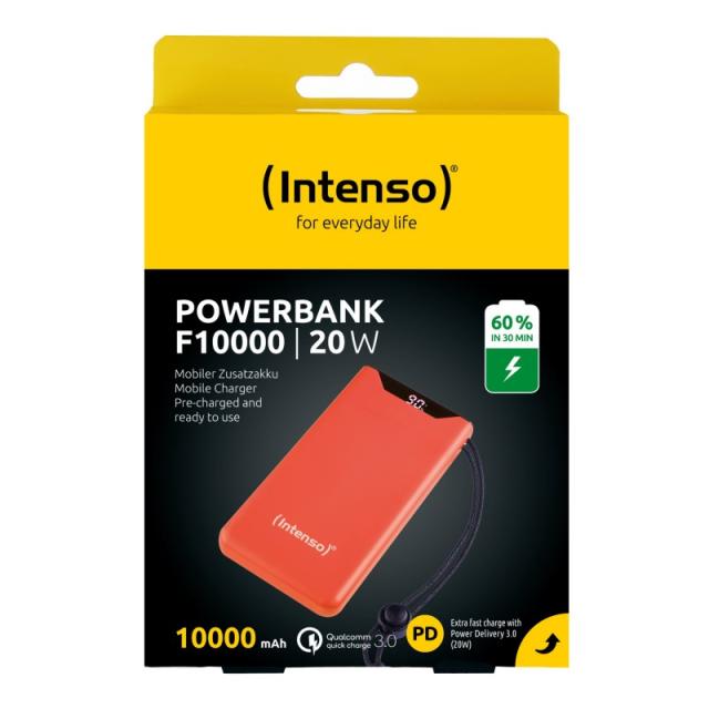 Intenso - 7332038 batería externa Polímero de litio 10000 mAh Naranja