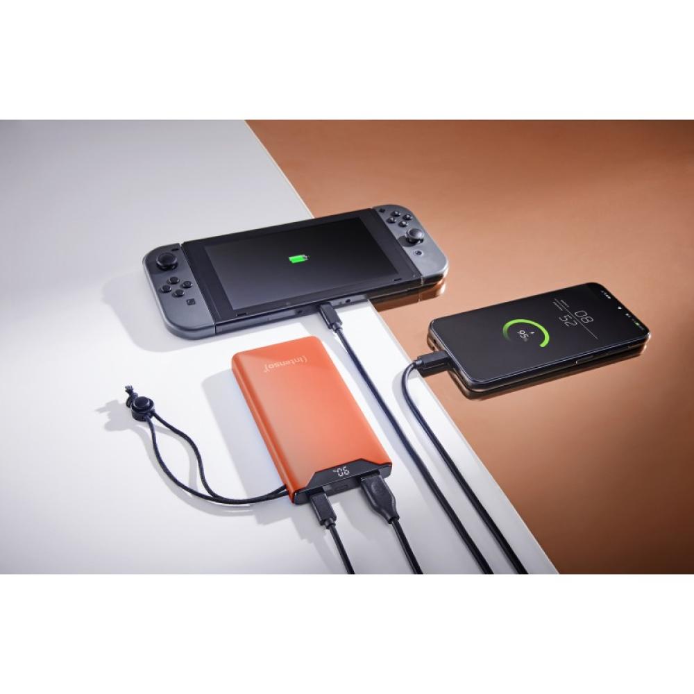Intenso - 7332038 batería externa Polímero de litio 10000 mAh Naranja