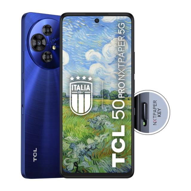 TCL - 50 Pro NXTPAPER 5G 17,3 cm (6.8") SIM doble Android 14 USB Tipo C 8 GB 512 GB 5010 mAh Azul