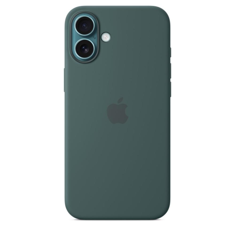 Apple - Funda de silicona con MagSafe para el iPhone 16 Plus - Verde lago