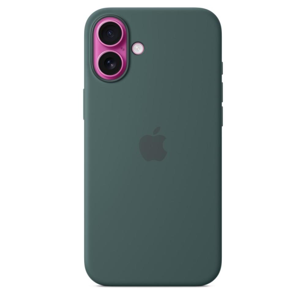 Apple - Funda de silicona con MagSafe para el iPhone 16 Plus - Verde lago