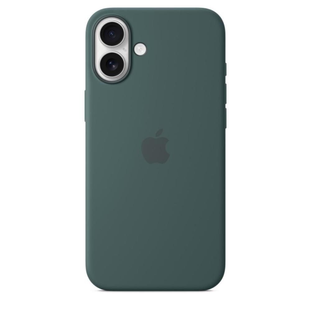 Apple - Funda de silicona con MagSafe para el iPhone 16 Plus - Verde lago