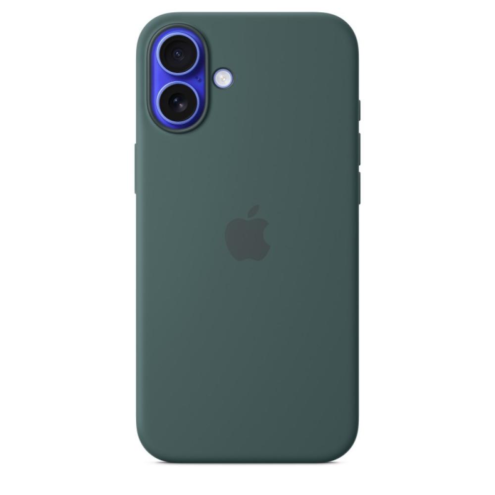 Apple - Funda de silicona con MagSafe para el iPhone 16 Plus - Verde lago