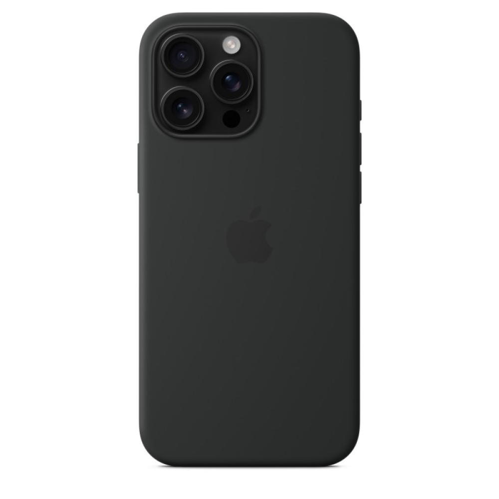 Apple - Funda de silicona con MagSafe para el iPhone 16 Pro Max - Negro