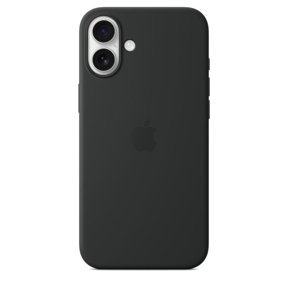 Apple - Funda de silicona con MagSafe para el iPhone 16 Plus - Negro