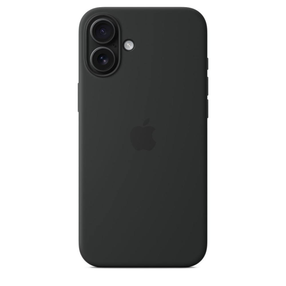 Apple - Funda de silicona con MagSafe para el iPhone 16 Plus - Negro