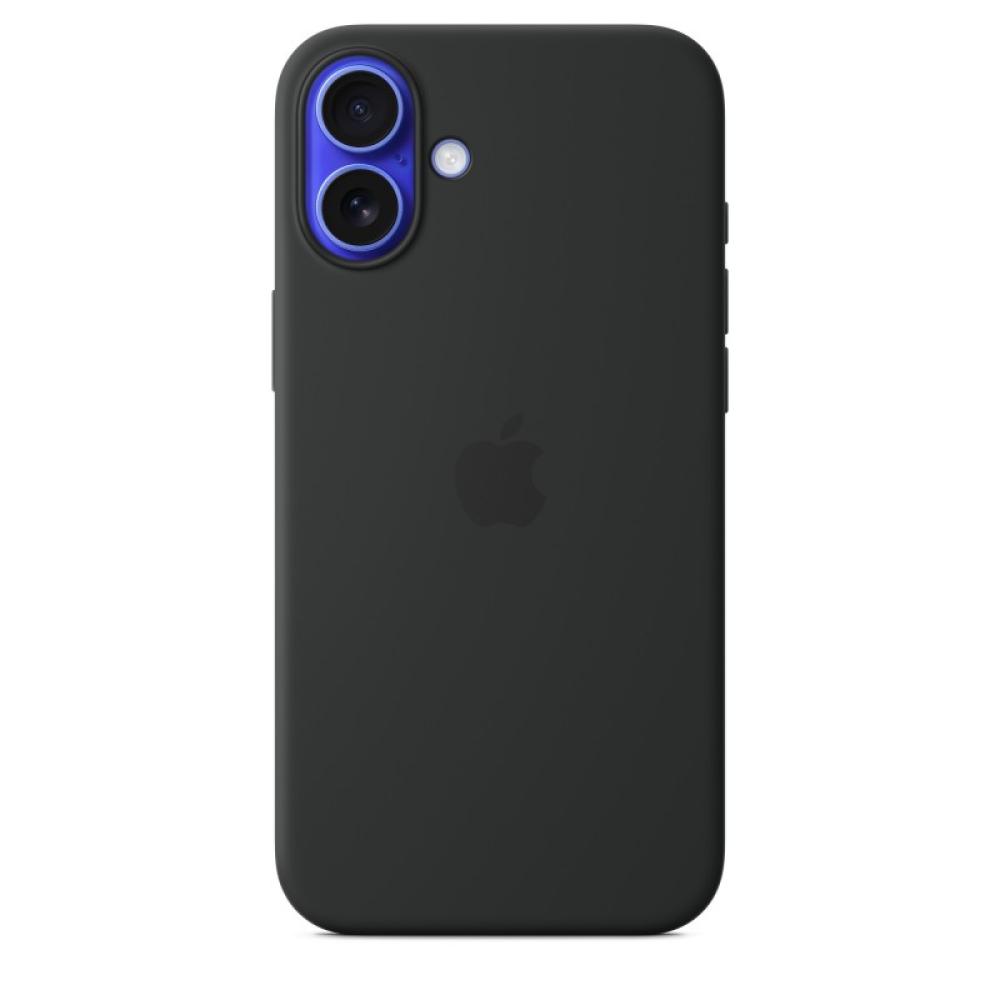 Apple - Funda de silicona con MagSafe para el iPhone 16 Plus - Negro