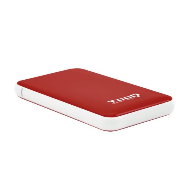 TooQ - Caja externa para discos duros 2.5" SATA I/II/III a USB 3.1 Gen1 con UASP - TQE-2528R