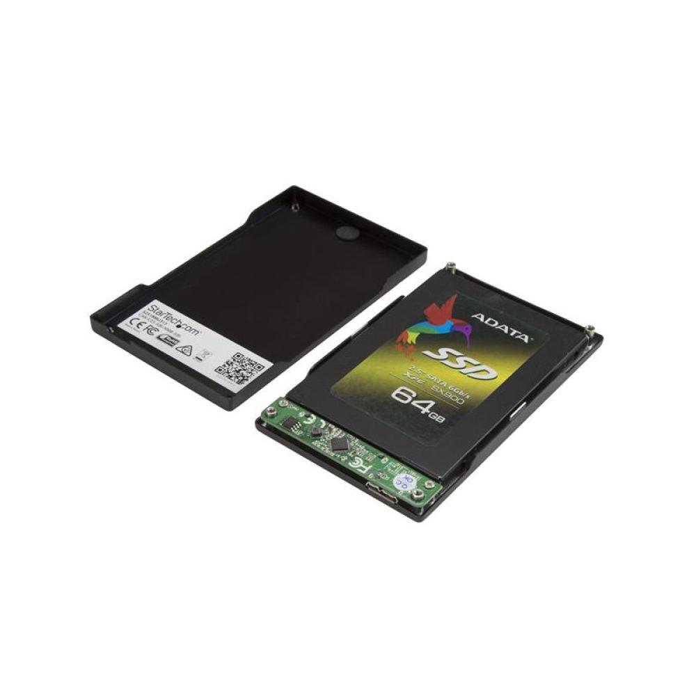 StarTech.com - Caja USB 3.1 Gen 2 de 1 bahía de 2,5 pulgadas SATA III