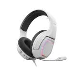 Krom - Kopa 7.1 Auriculares Alámbrico Diadema Juego Negro, Blanco
