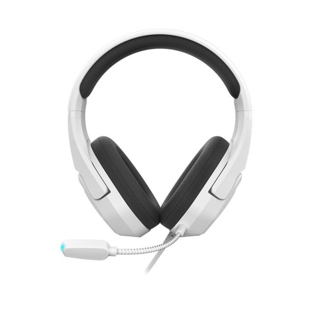Krom - Kopa 7.1 Auriculares Alámbrico Diadema Juego Negro, Blanco