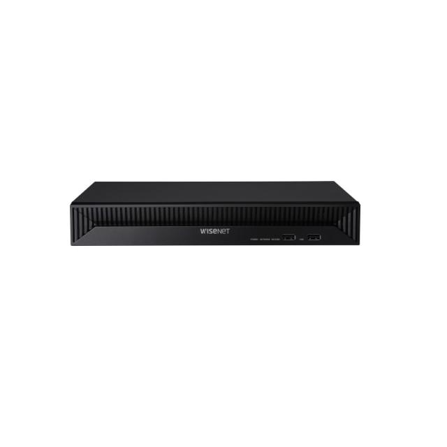 Hanwha - QRN-830S Grabadore de vídeo en red (NVR) Negro