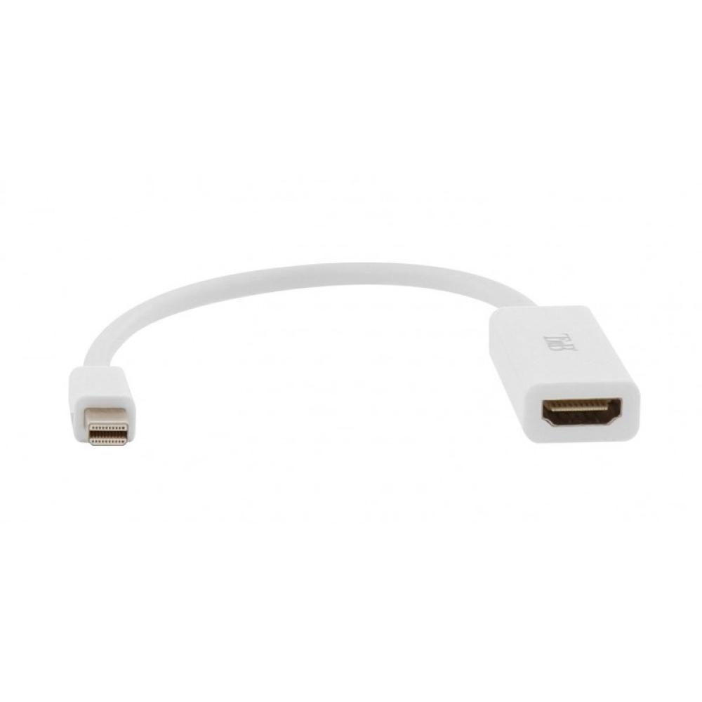 T''nB - MIDPHDMI adaptador de cable de vídeo Mini DisplayPort HDMI tipo A (Estándar) Blanco