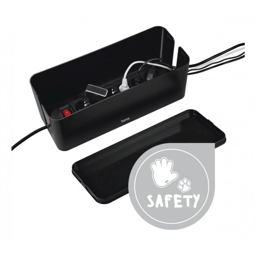 Hama - Maxi Piso Caja de cables Negro 1 pieza(s)