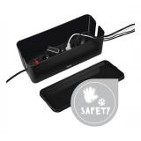 Hama - Maxi Piso Caja de cables Negro 1 pieza(s)