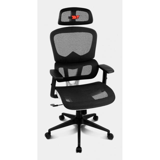 DRIFT - DRAIR200 silla para videojuegos Silla para videojuegos de PC Asiento de malla Negro