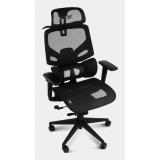 DRIFT - DRAIR400 silla para videojuegos Silla para videojuegos de PC Asiento de malla Negro