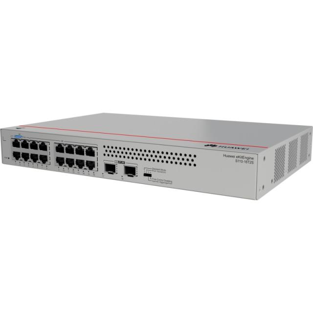 HUAWEI eKit - S110 Series S110-16T2S No administrado L2 Gigabit Ethernet (10/100/1000) Gris