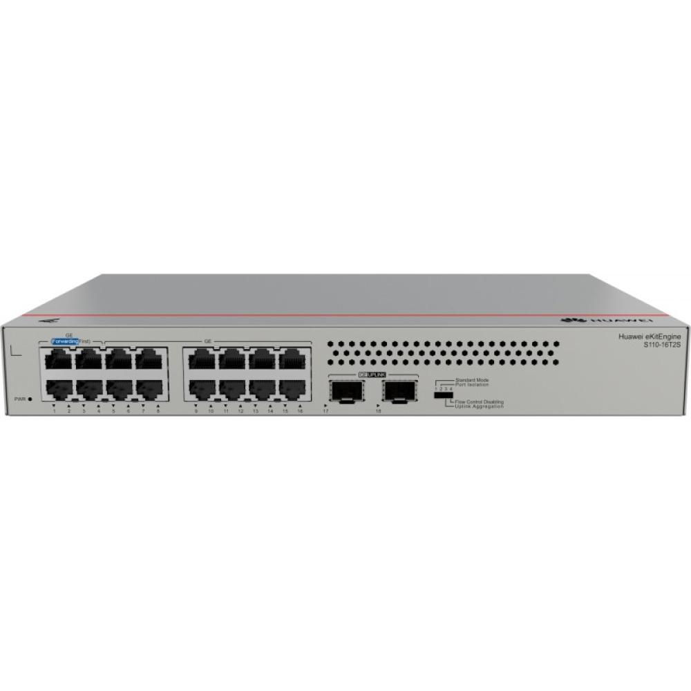 HUAWEI eKit - S110 Series S110-16T2S No administrado L2 Gigabit Ethernet (10/100/1000) Gris