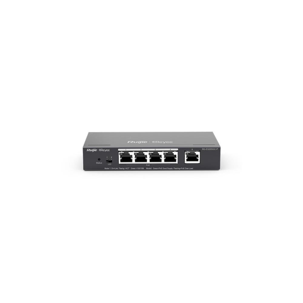 Ruijie Networks - RG-ES205GC-P switch Gestionado L2 Gigabit Ethernet (10/100/1000) Energía sobre Ethernet (PoE)