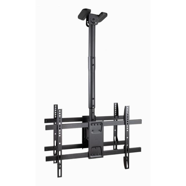 TooQ - Soporte de Techo para 2 Pantallas 43"-86", Negro - LPCE2286TSLI-B