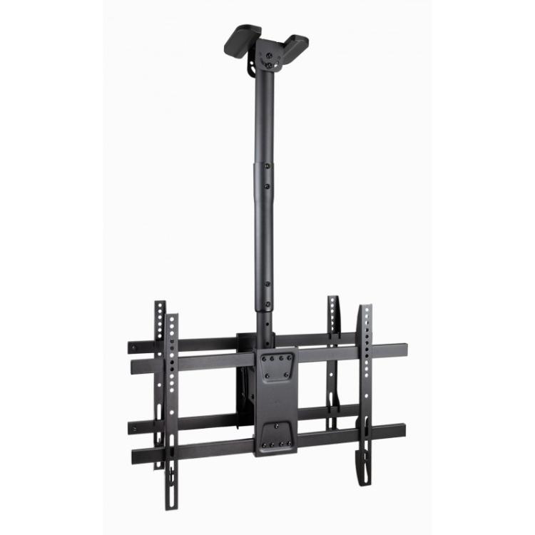 TooQ - Soporte de Techo para 2 Pantallas 43"-86", Negro - LPCE2286TSLI-B