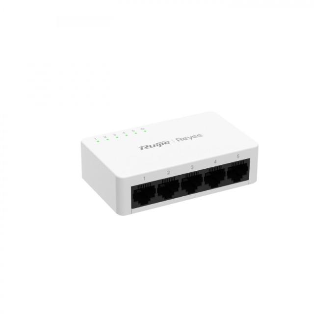 Ruijie Networks - RG-ES05G-L switch No administrado Gigabit Ethernet (10/100/1000) Blanco
