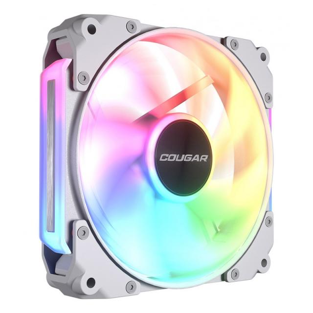COUGAR - CF-APR12HW3-RGB Carcasa del ordenador Ventilador 12 cm Blanco 3 pieza(s)
