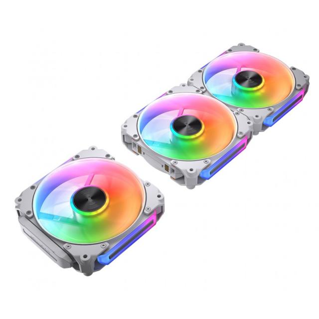 COUGAR - CF-APR12HW3-RGB Carcasa del ordenador Ventilador 12 cm Blanco 3 pieza(s)