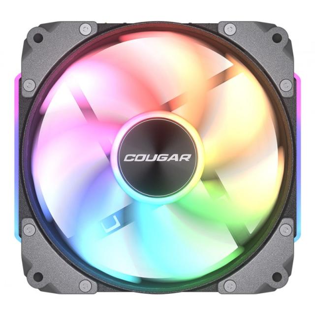 COUGAR - CF-APR12HB3-RGB Carcasa del ordenador Ventilador 12 cm Negro 3 pieza(s)