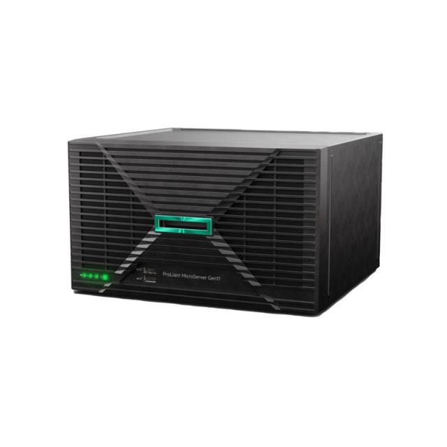 HPE - ProLiant MicroServer Gen11 G7400 2c 16GB-U 4LFF-NHP 1TB HDD 180W Ext PS EMEA Cmp Module Server